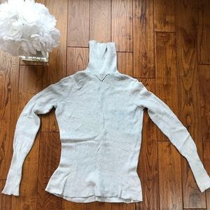 Vera Wang grey turtleneck sweater